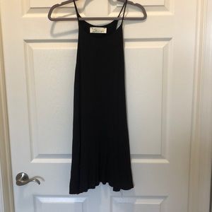 Black mini summer dress